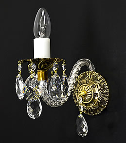 Libra 1 Gold - Cast Wall Sconce